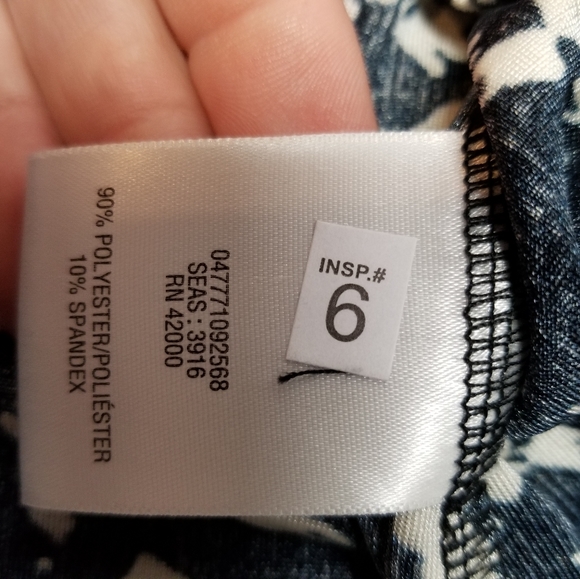 Jaclyn Smith, NWT, SS, Large knit tee - Picture 4 of 5